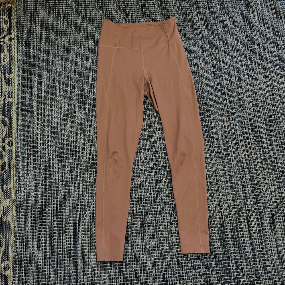 Mauve High-Waisted Leggings from Girlfriend Collective